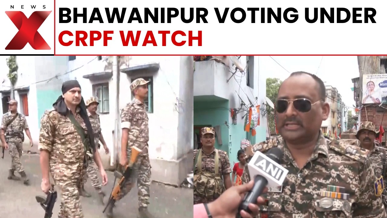 West- Bengal Elections Phase 2: CRPF Steps Up Security Grid In Bhawanipur Region | newsX