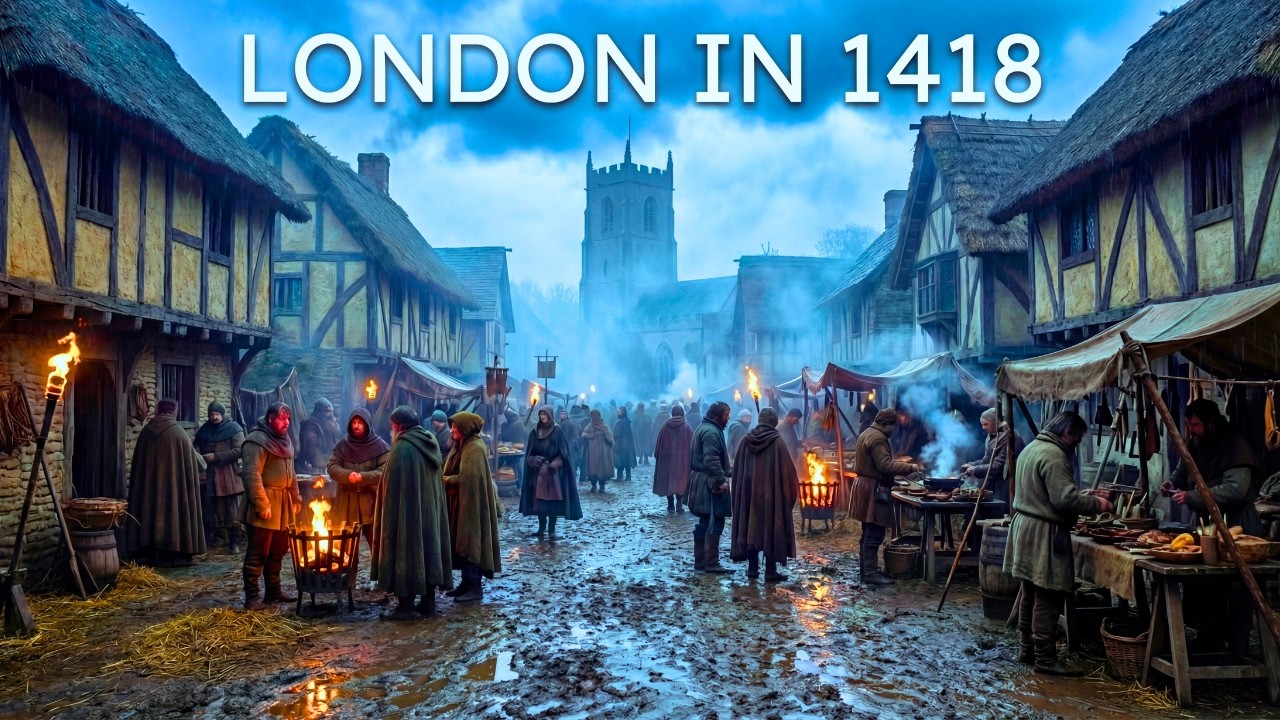 Londres en 1418: Sin Sol, Solo Fuego — Así Era la Vida en el Londres Medieval Sin Luz