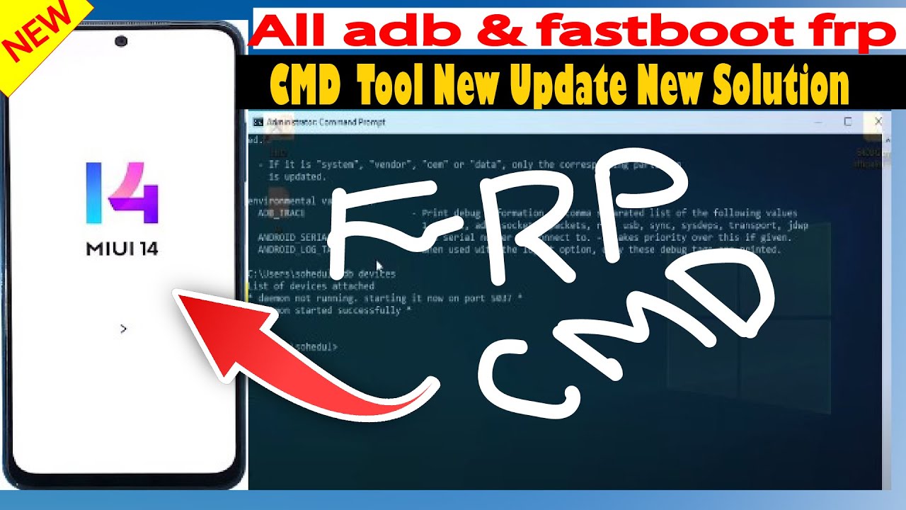 All ADB & Fastboot Commands To Remove FRP On All Brand Mobiles & How To Use.