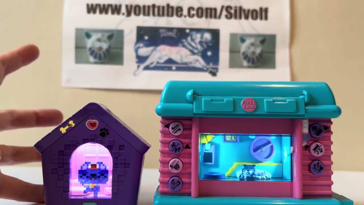 Comparing PixelChix Hamster House with Bitzee Doghouse