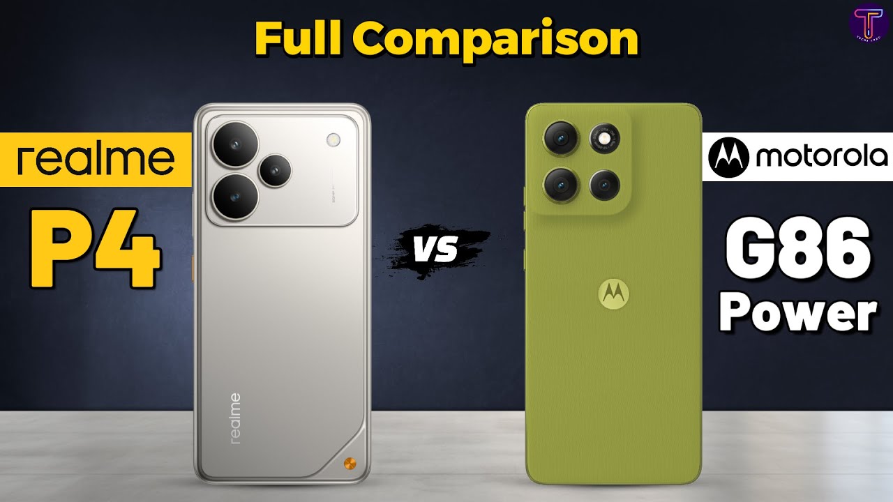Realme P4 vs Moto G86 Power : Full Comparison 🤔❓