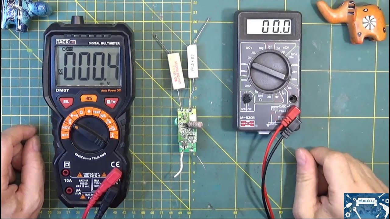 Led tester from an old LED Lamp ( تستر ليدات من درايفر لمبة ليد قديمة )