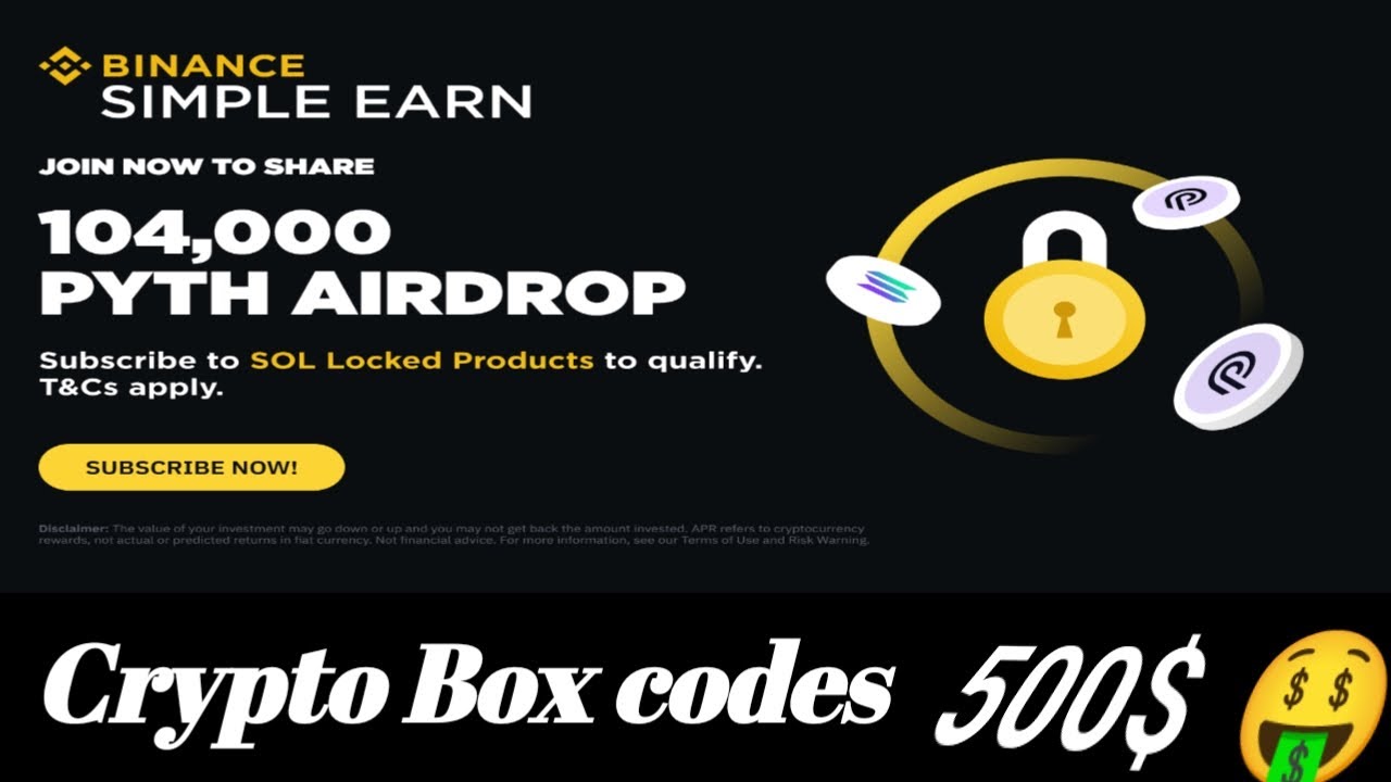 Binance PYTH Token Airdrop | Stake And Earn  | Binance red pocket code