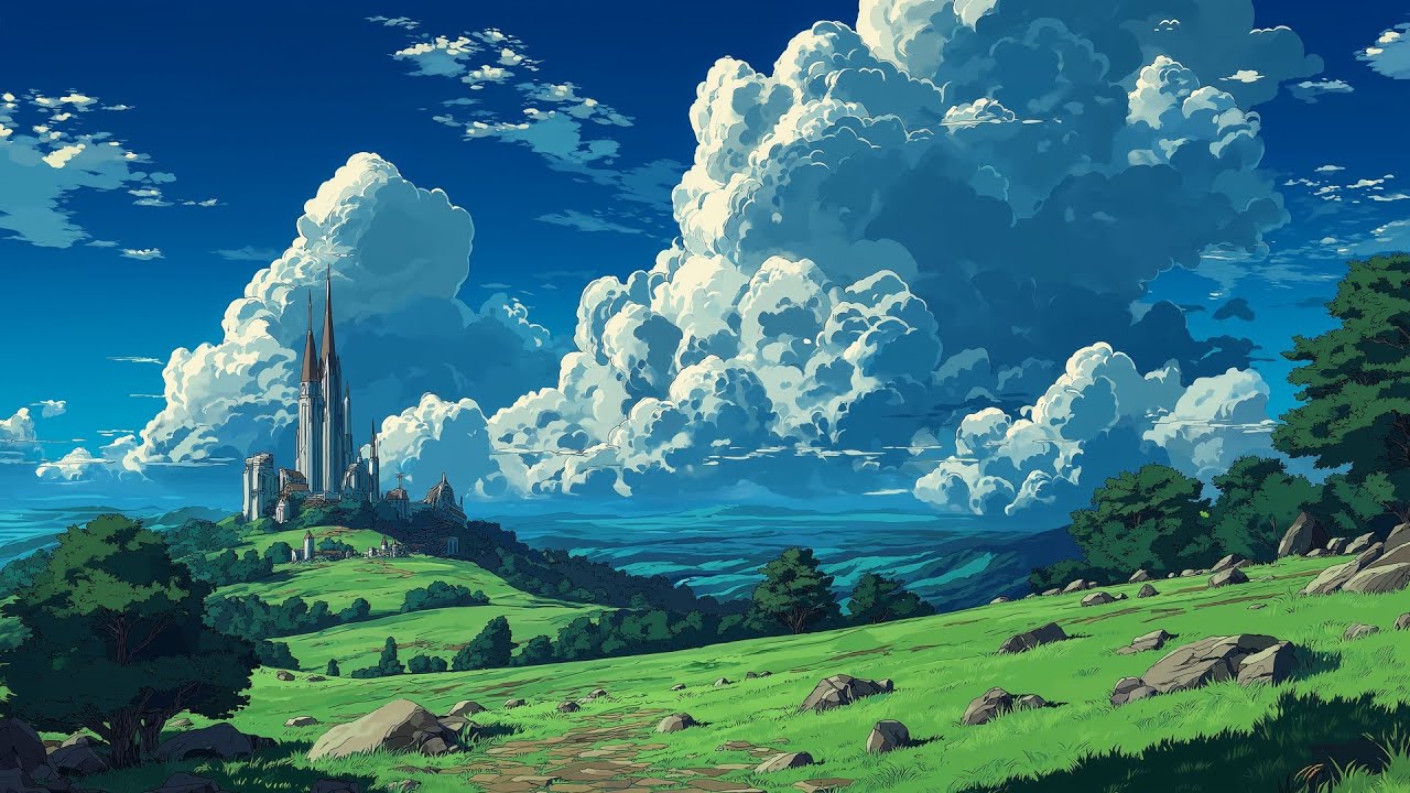Moonlit Castle Keep – Cinematic Medieval Fantasy Ambience for Cozy Study & Relaxation 🌙✨