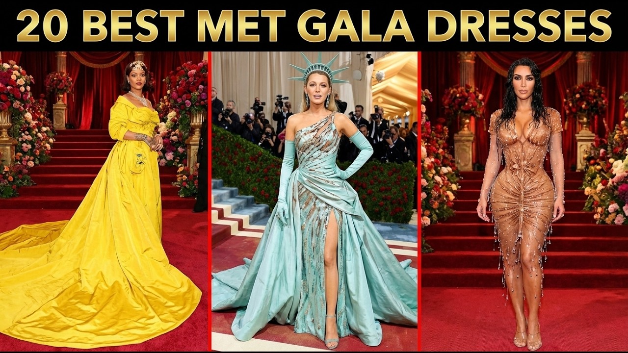 The 20 most iconic MET GALA looks of all time! #fashion