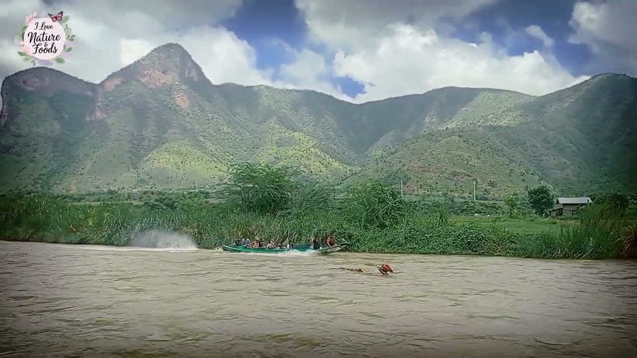 Sin Gaund Mountain and River in Myanmar