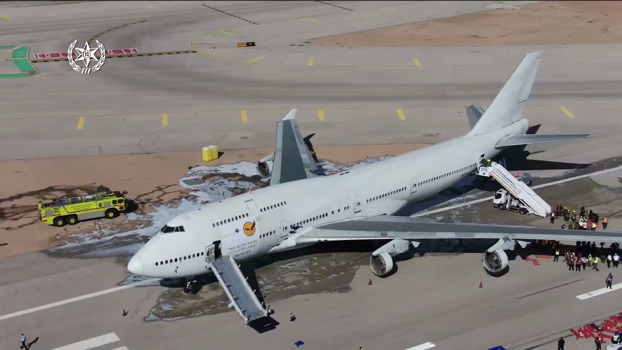 Israel Ben-Gurion Airport Drills Emergency Situation