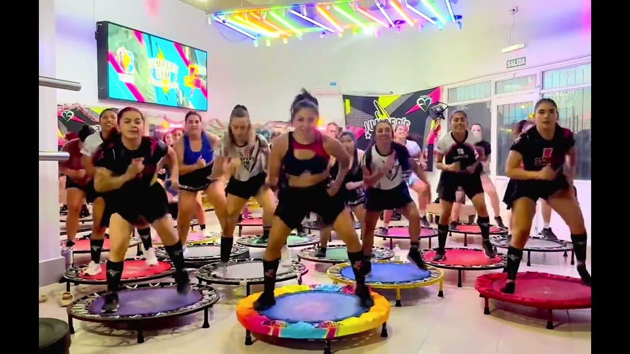JUMPERS fit mix Ornella Gallo jump rebounder fitness
