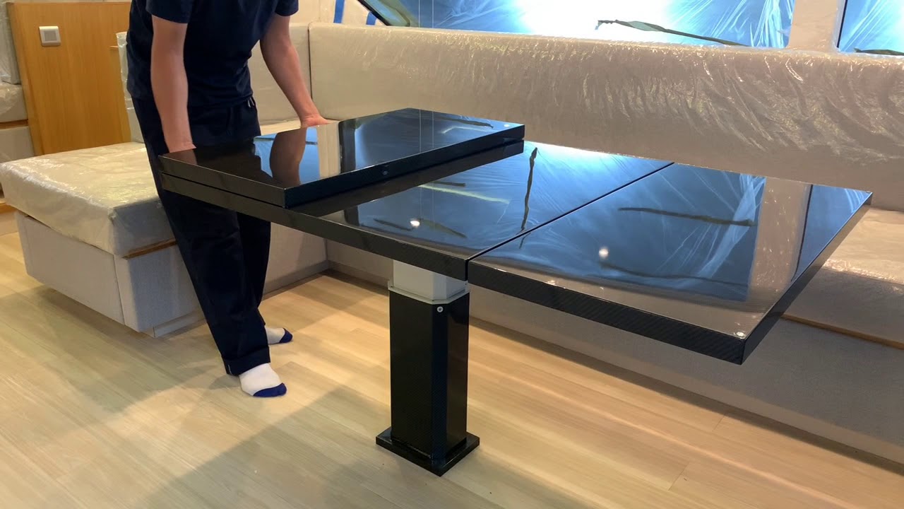 McConaghy Boats - Custom Carbon Fiber Lifting/Foldable Table
