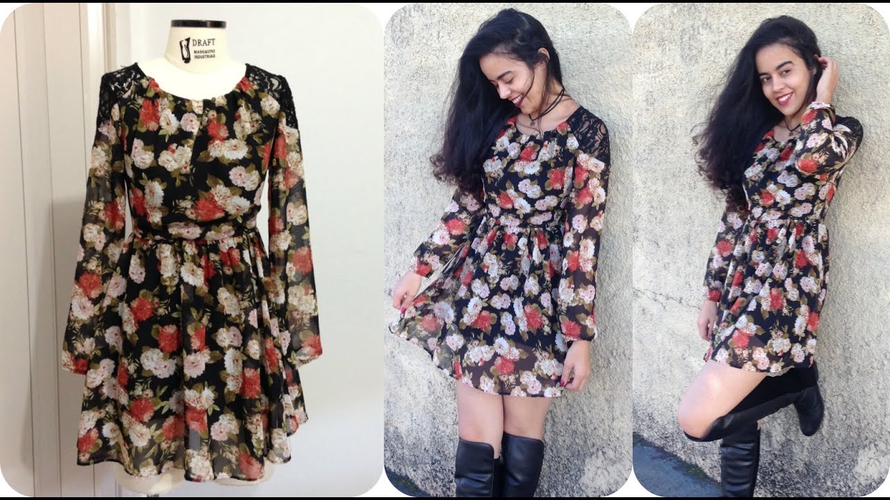 Vestido casual lindo e facil de costurar Alana Santos Blogger