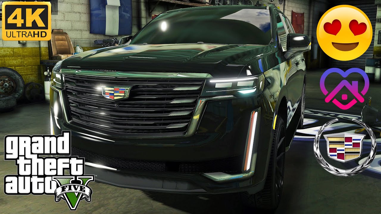 2021 Cadillac Escalade Next Gen tuning - GTA V test drive !