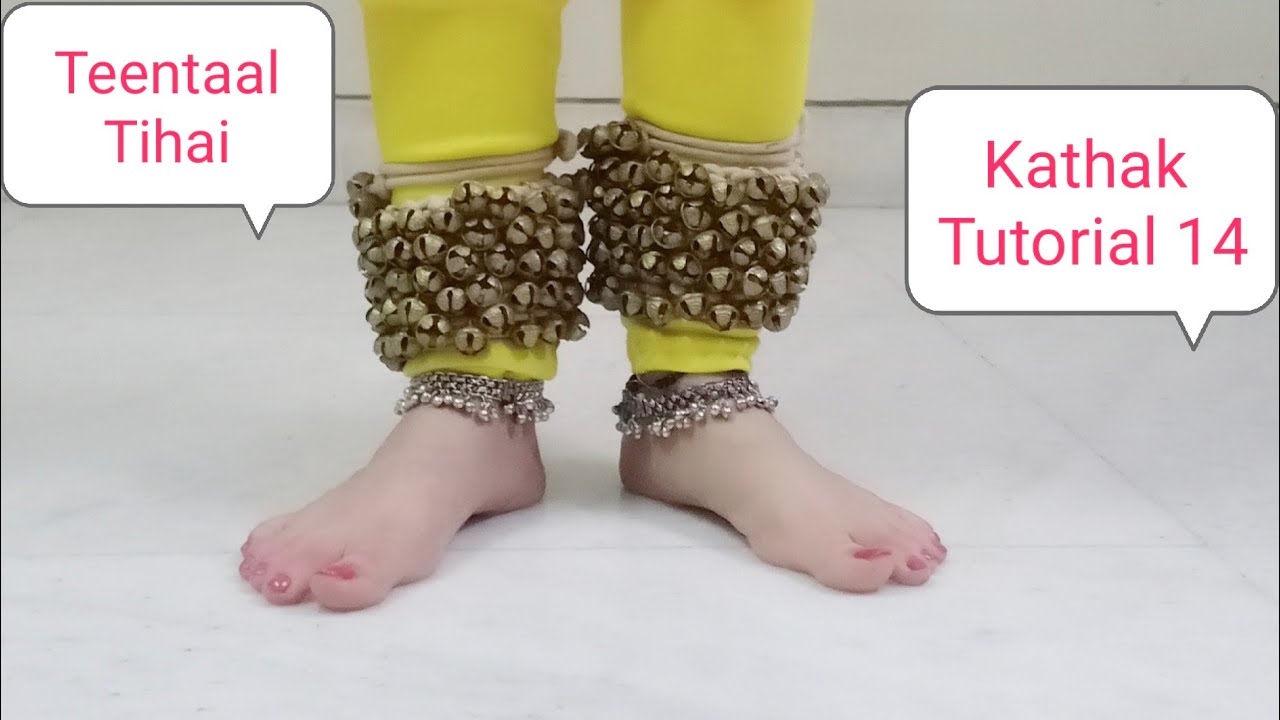 Tihai in taal teentaal  explanation and demonstration kathak tutorial (14) by samidha