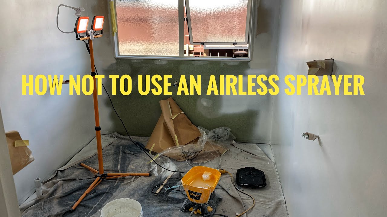 Wagner Control Pro 150 Airless Sprayer - Review and Demo