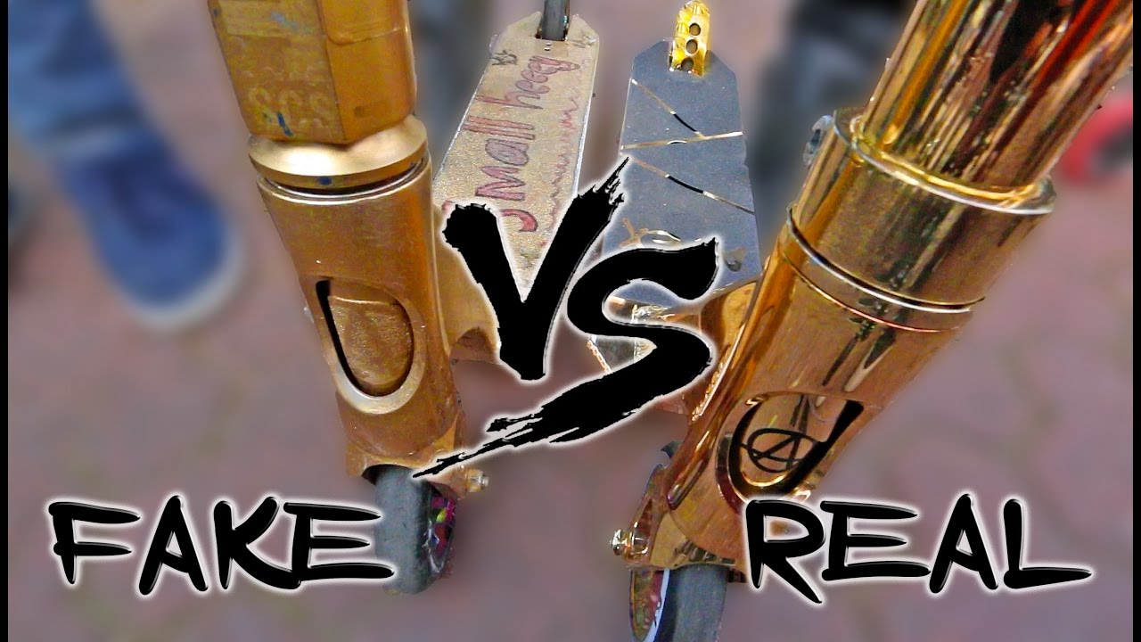 FAKE GOLD VS REAL GOLD SCOOTER (PAINT)
