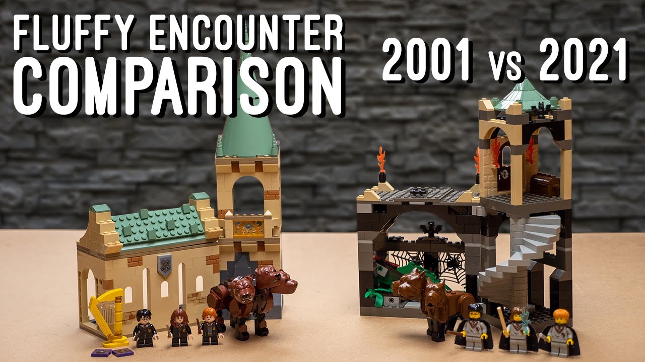 LEGO Harry Potter 2001 vs 2021 - Fluffy!