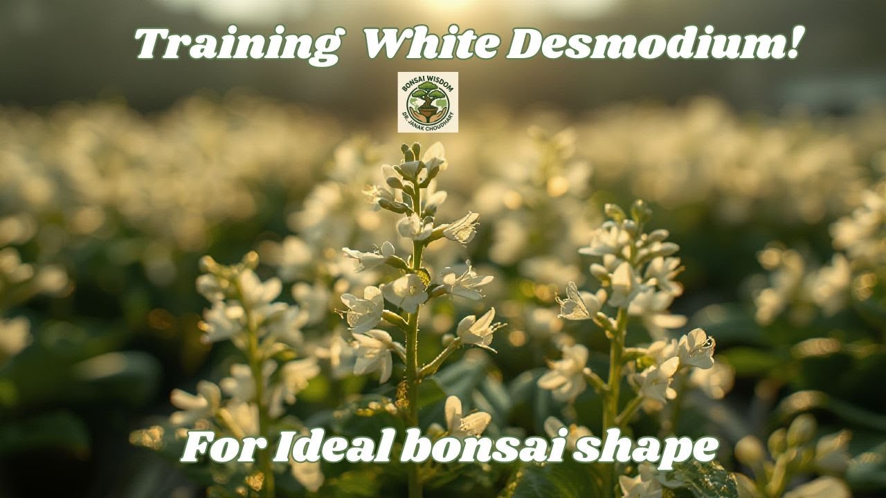 Initial training of white Desmodium