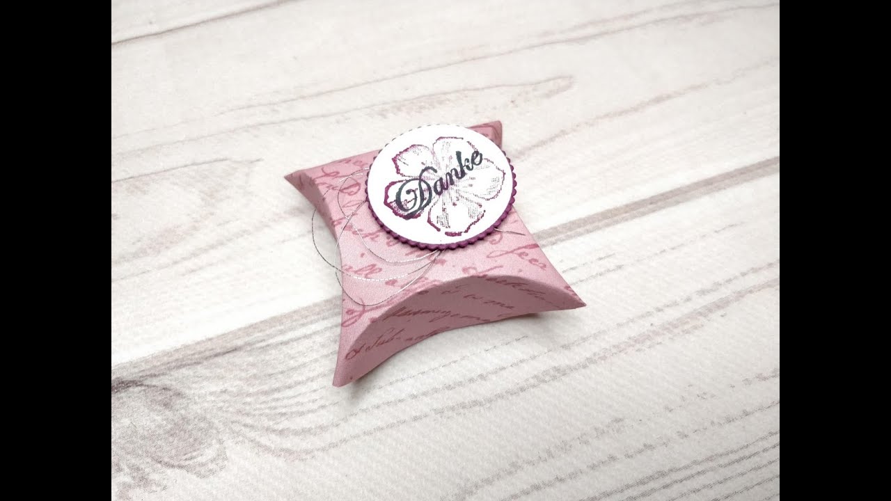 Anleitung Mini-Pillowbox
