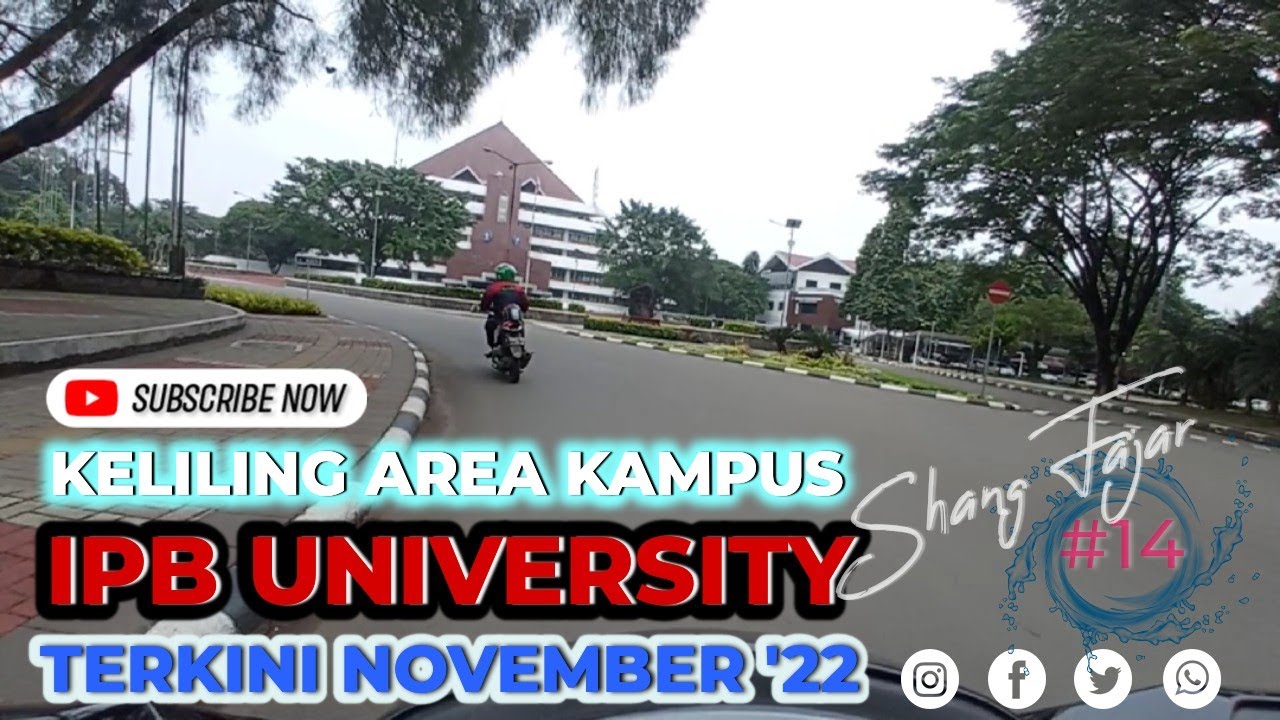 Update Jalan| Keliling IPB University Bogor Indonesia, November 2022.