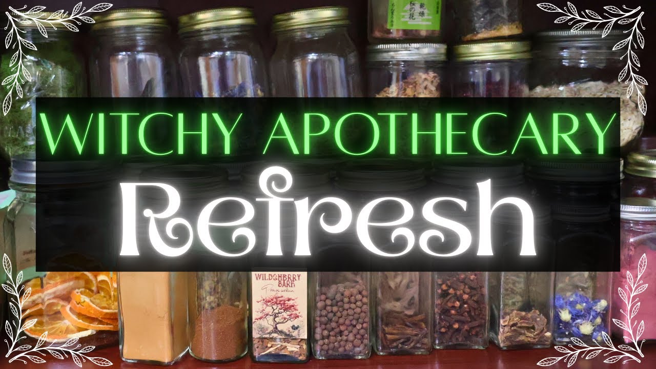 Spring Clean My Apothecary With Me [Green Witchcraft] #springcleaningwithrachele