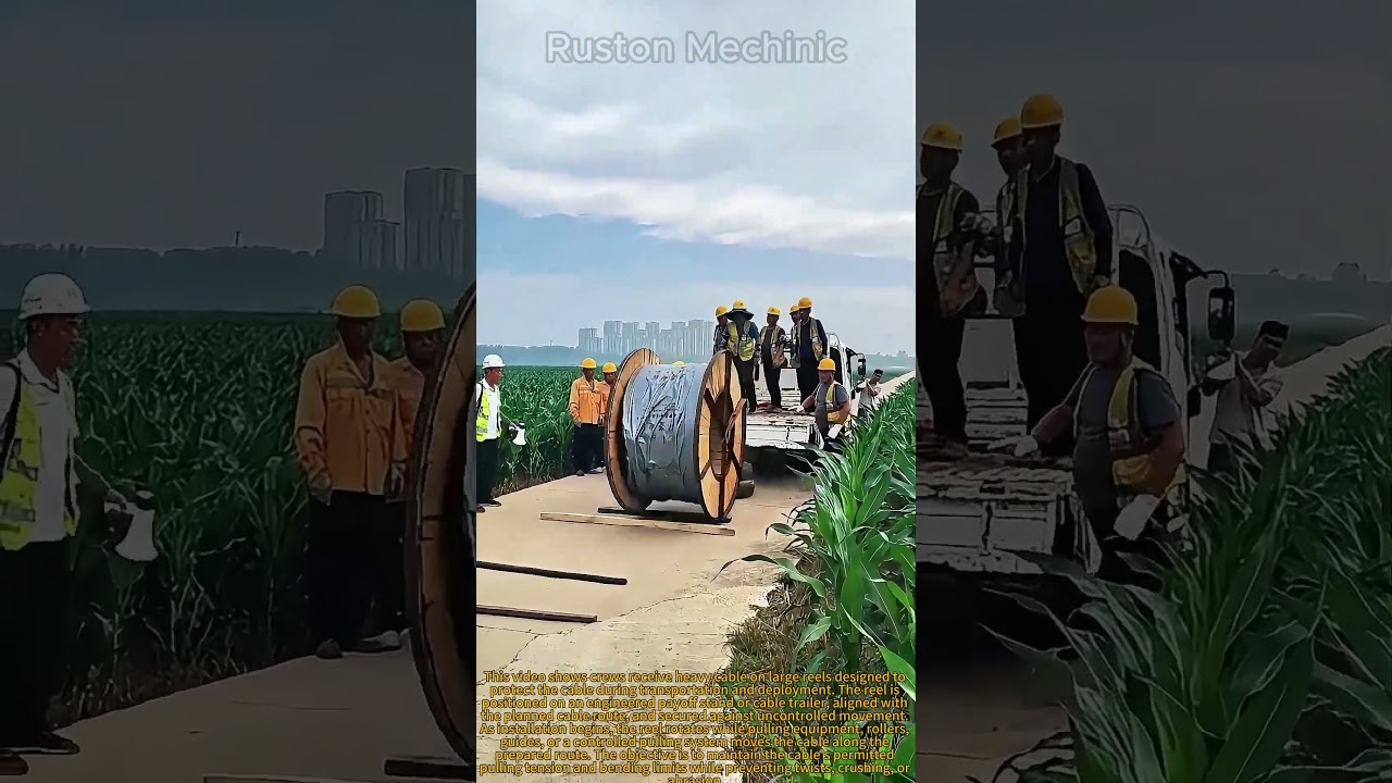 Step-by-Step Electrical Engineering Deploying Heavy Utility Cables: How Utility Infrastructure Crews
