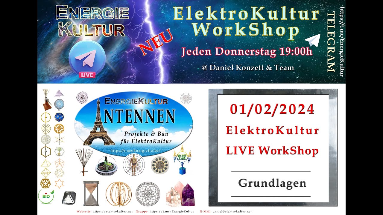 01 ElektroKultur WorkShop - Grundlagen - mit Daniel Konzett, Gr&uuml;nder der Gruppe EnergieKultur
