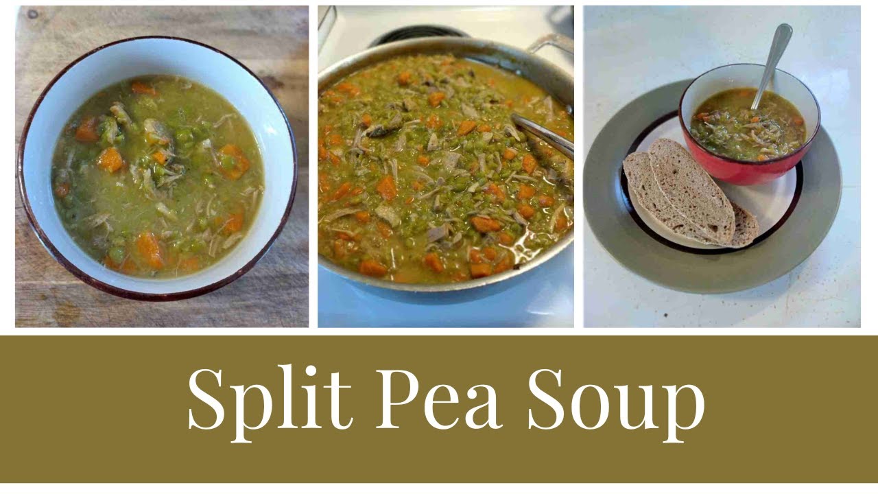 Hearty Split Pea Soup from Scratch