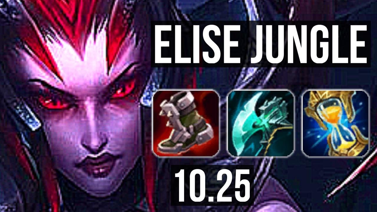 ELISE vs SHACO (JUNGLE) | 70% winrate, Godlike, 10/5/15 | KR Diamond | v10.25