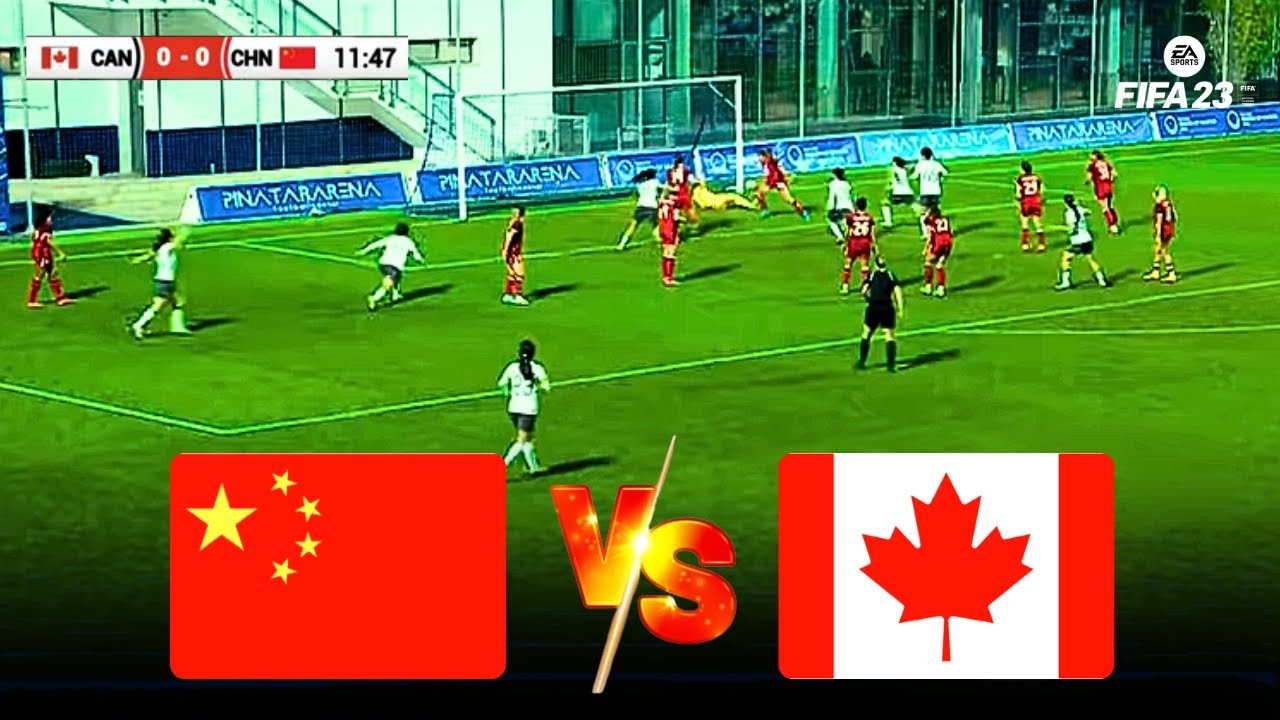 July 20, 2025 | CANADA vs CHINA | Women's International Friendly Match | FIFA 23 [Ultra Hd]