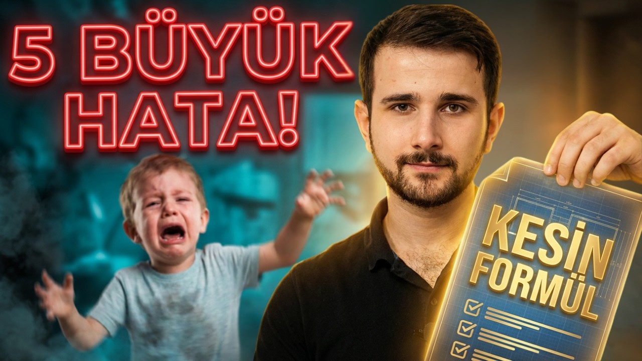 Çocuğunuz Sürekli Ağlıyorsa Bu 5 Hatayı Bırakın! (Krizleri Bıçak Gibi Kesen Formül)