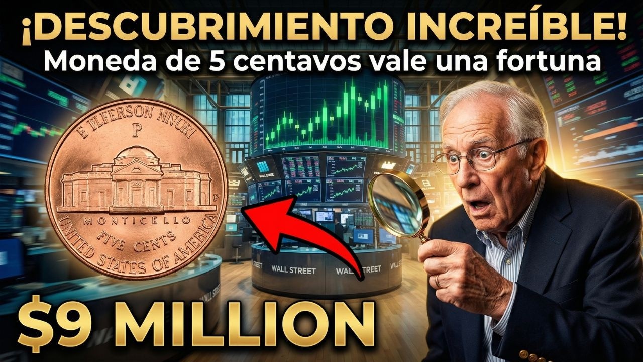 💰 Jefferson Nickel 1999 P – ¿Vale $9 Millones? Moneda de 5 Centavos Muy Rara