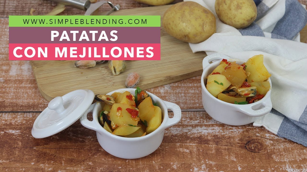 PATATAS CON MEJILLONES | Guiso de patatas con mejillones | Patatas estofadas con mejillones