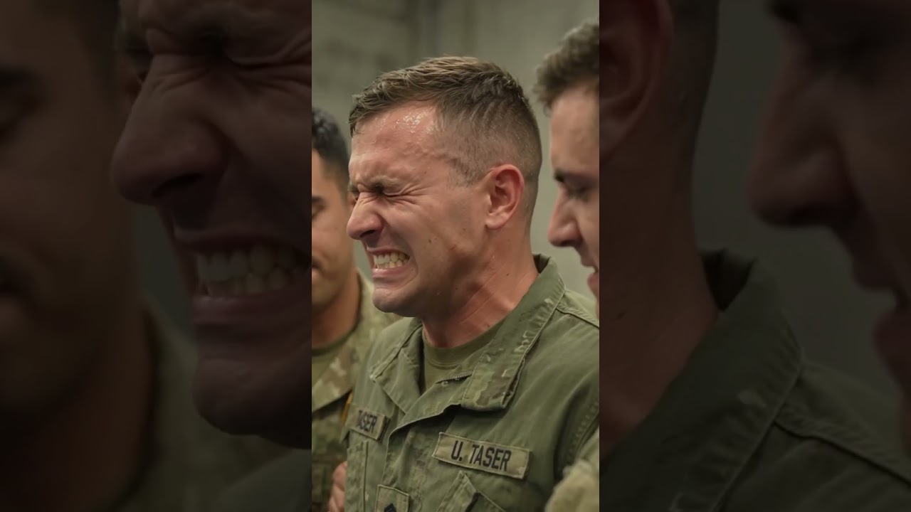 US military Taser training