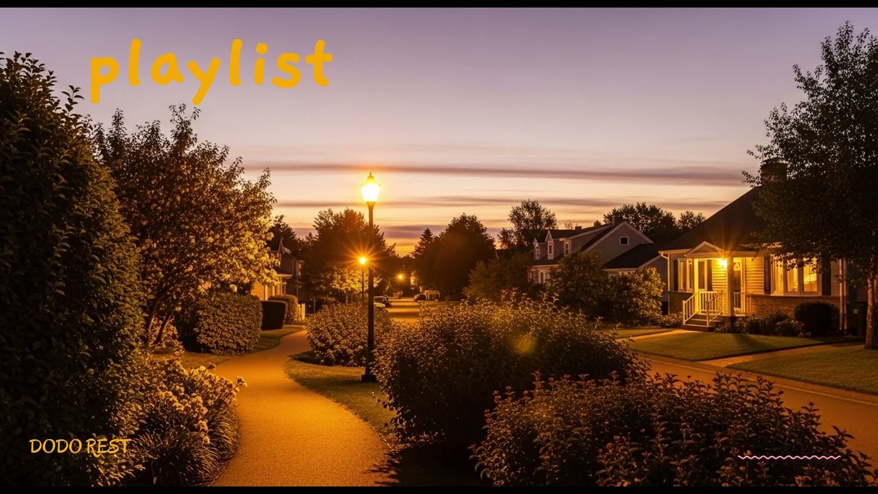 노을에 잠기는 저녁, 따뜻한 신스와 피아노 | An Evening Immersed in Sunset — Warm Synth & Piano (2 Hour)