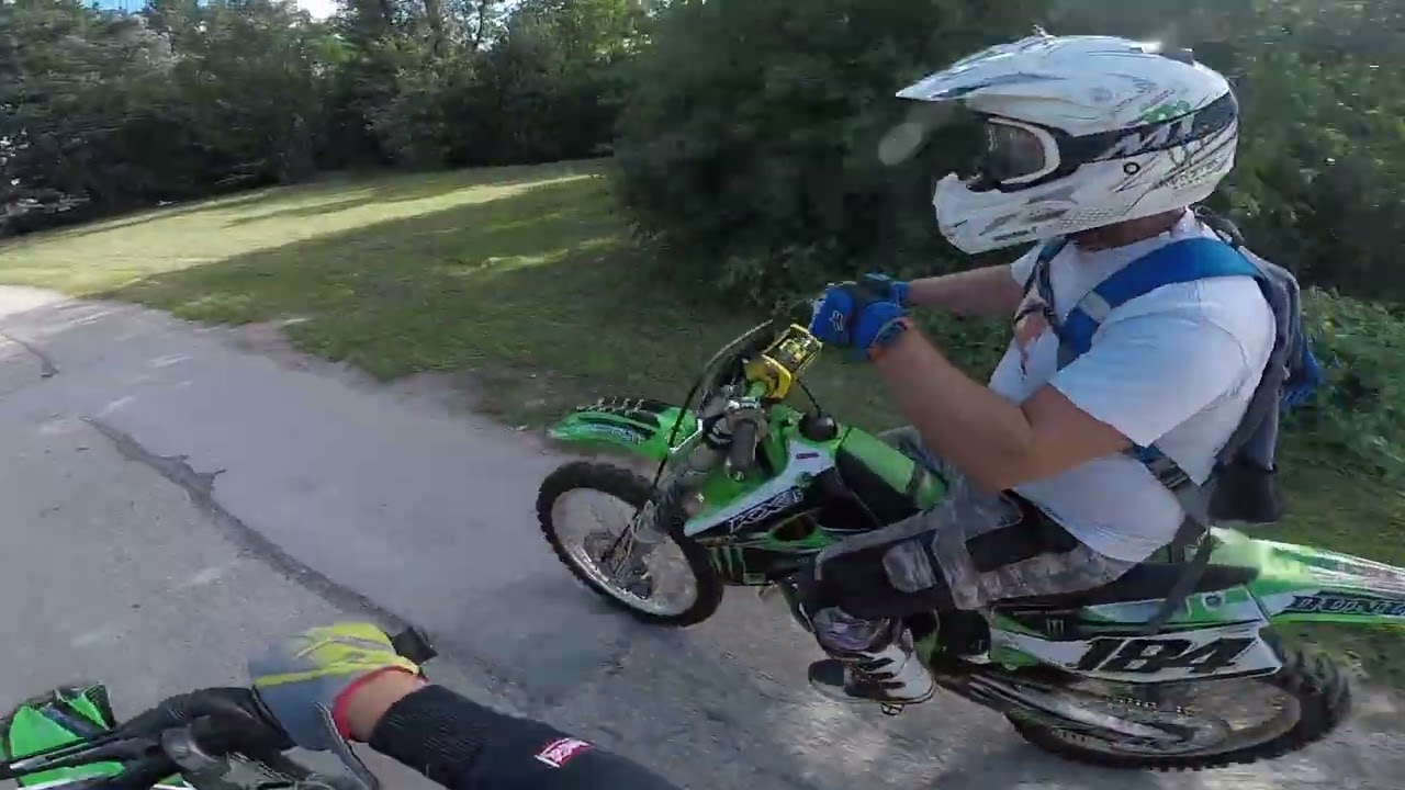 Enduro-Freeride with Kawasaki Kx250f & Kx125