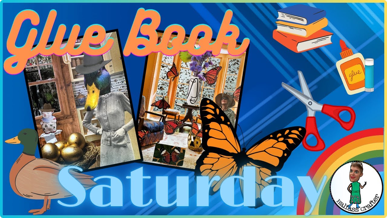 OLÉ! OLÉ! #gluebook SAT-UR-DAY!! ☀️ 🦋 It's a wild adventure! 🦆