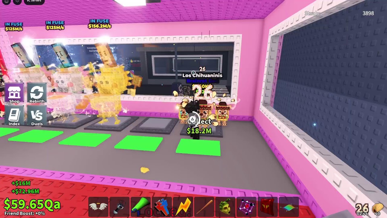 STEAL A BRAINROT TRADE AND PVP !!