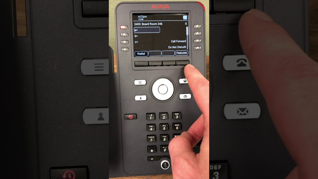Call forwarding- J169 IP Office