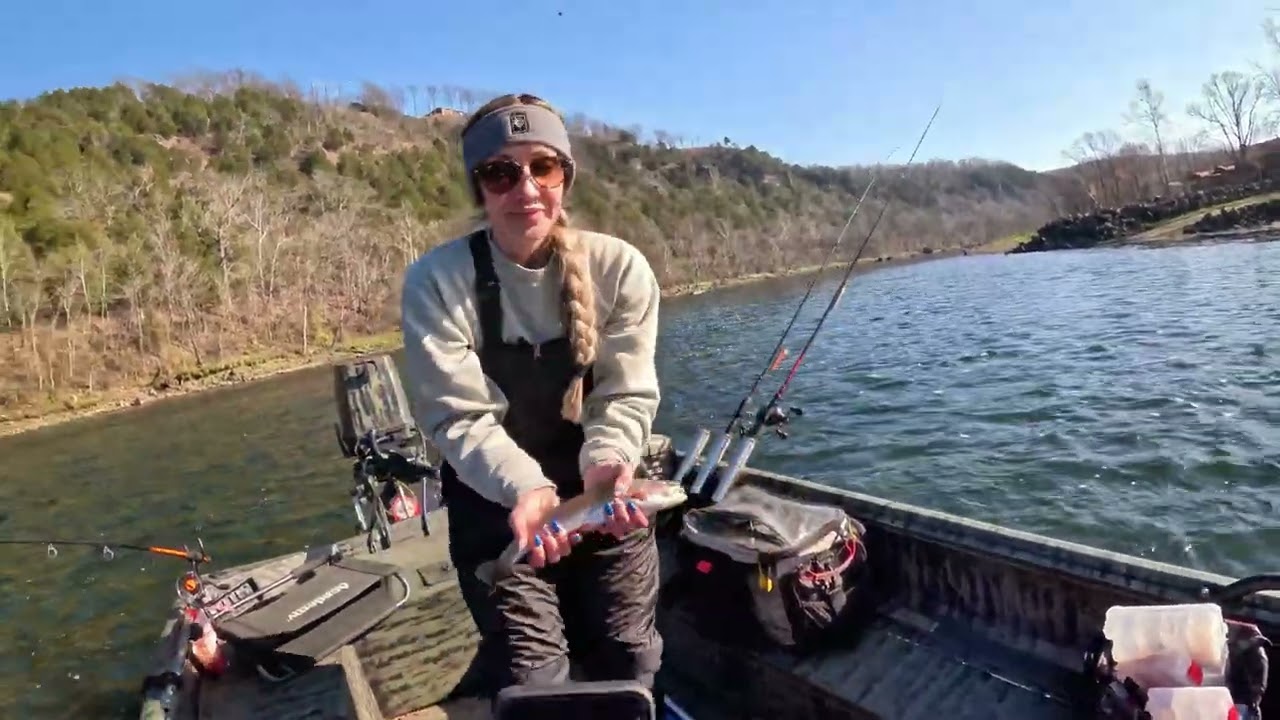 White River Trout Fishin: Husband Vs. Wife Edition