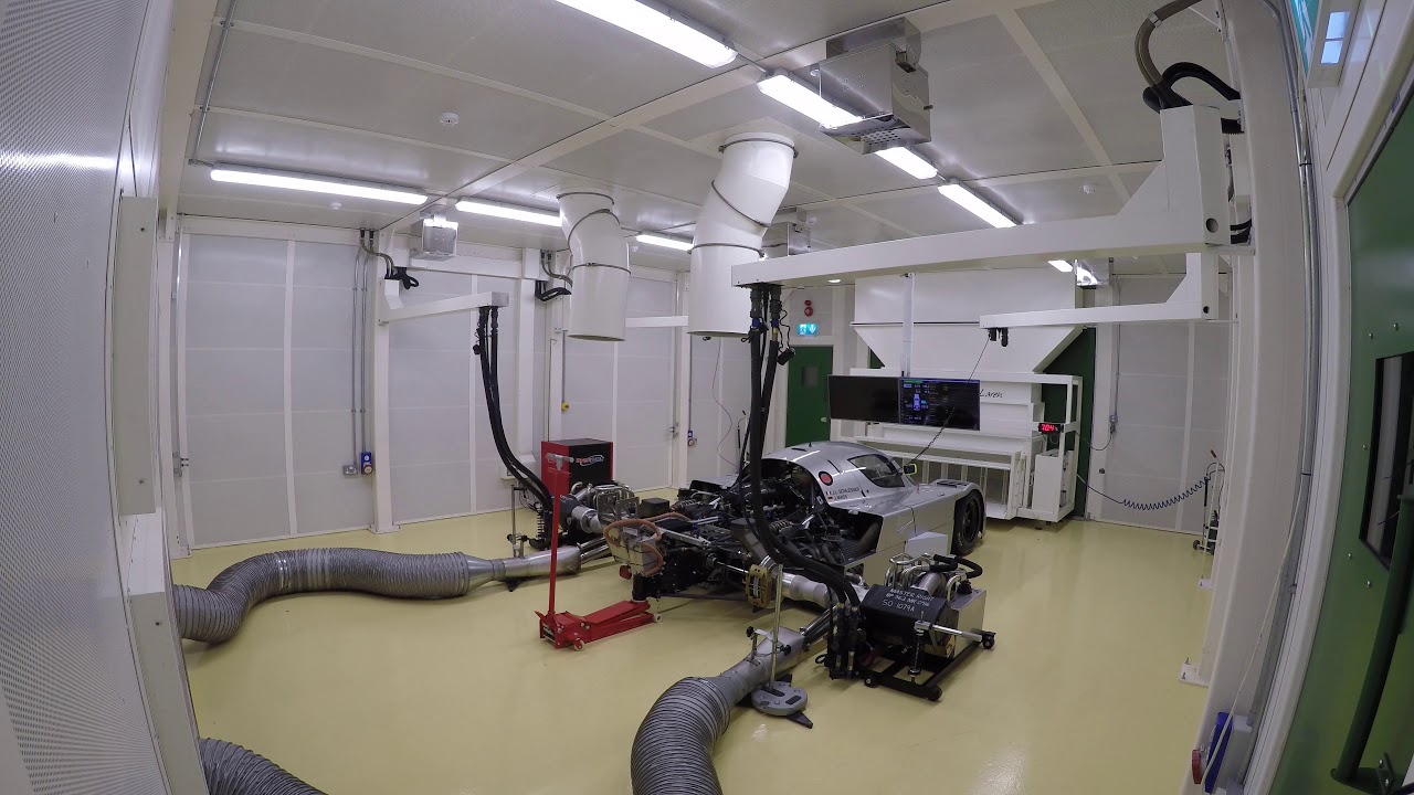 Mercedes C9 Hub Dyno Mapping