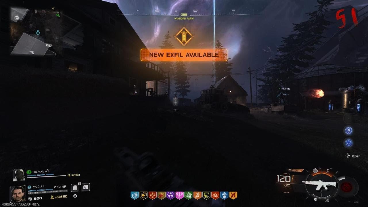 Call of Duty Black Ops 7 Zombie Round 50 Survival Challenge  Vandorn Farm + Successful Exfil