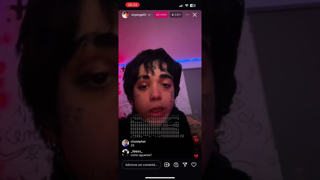 lil giela falando sobre overdose e acreditar em Deus