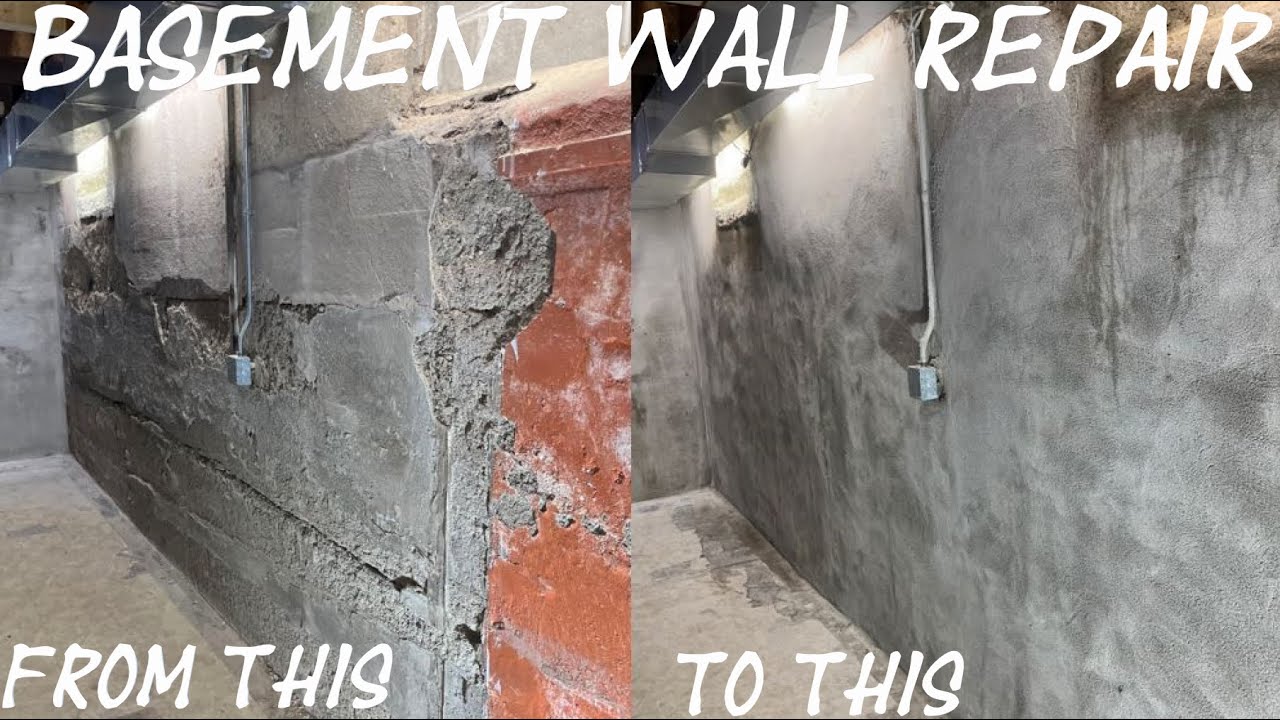 Basement Wall Repair/Fix Spalling Concrete