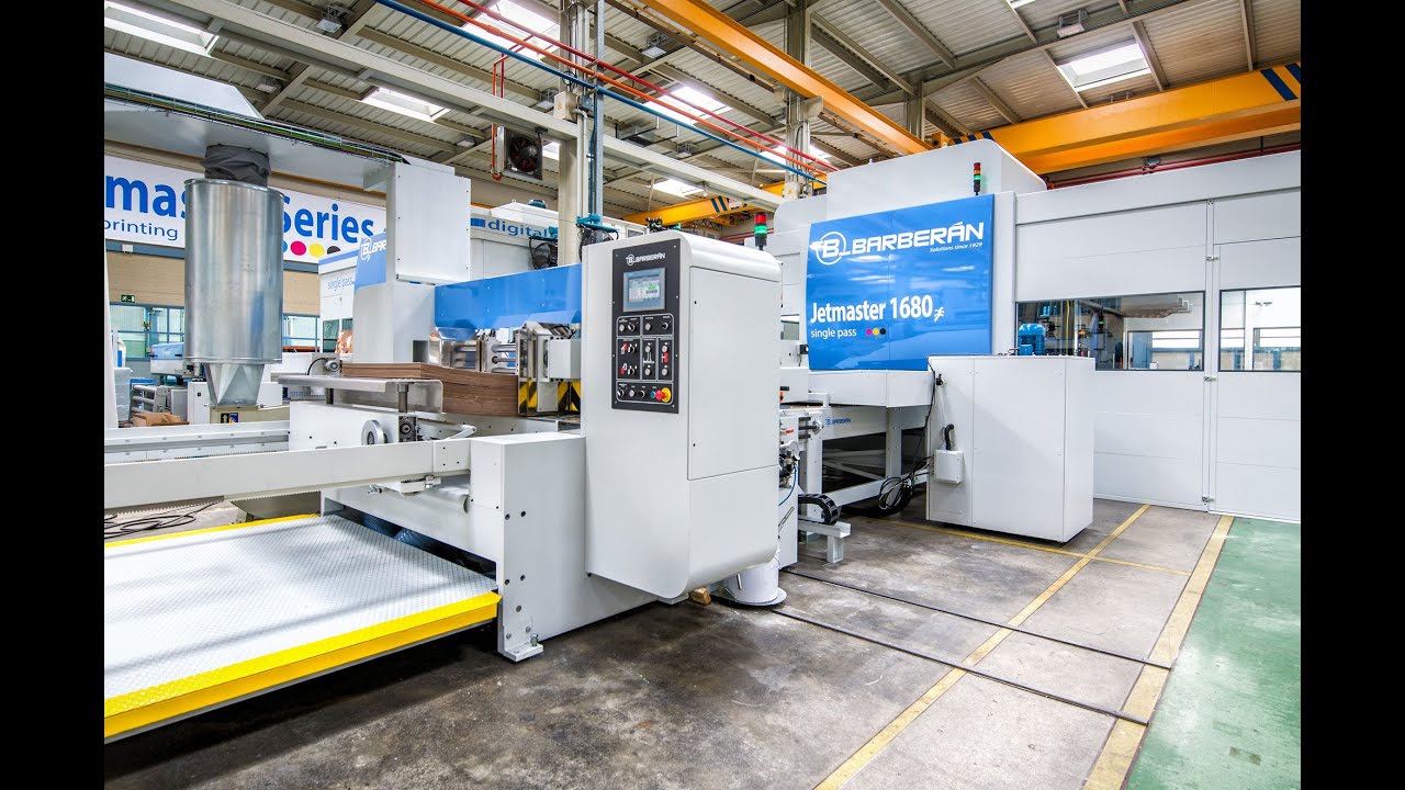 High quality & high speed digital printer: Barberán Jetmaster 1680