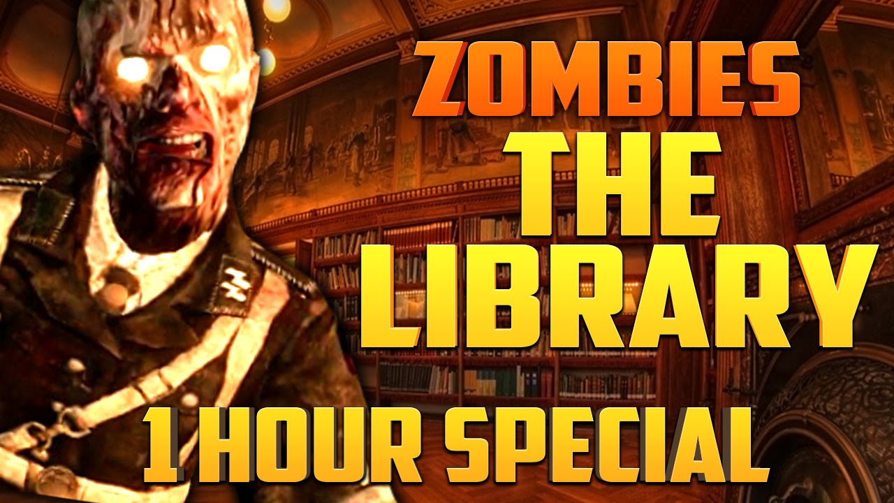 ZOMBIE LIBRARY - 1 HOUR SPECIAL ★ Call of Duty Zombies Mod (Zombie Games)