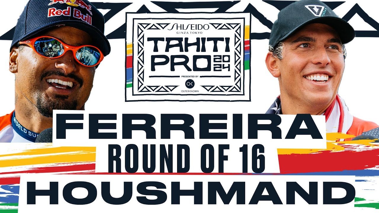 Italo Ferreira vs Cole Houshmand | SHISEIDO Tahiti Pro pres by Outerknown 2024 - Round of 16