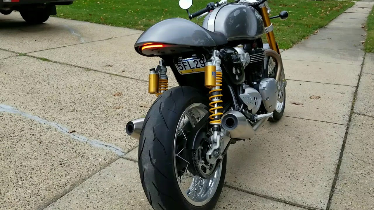 New Rage Cycles: Thruxton R Fender Eliminator Walk-around