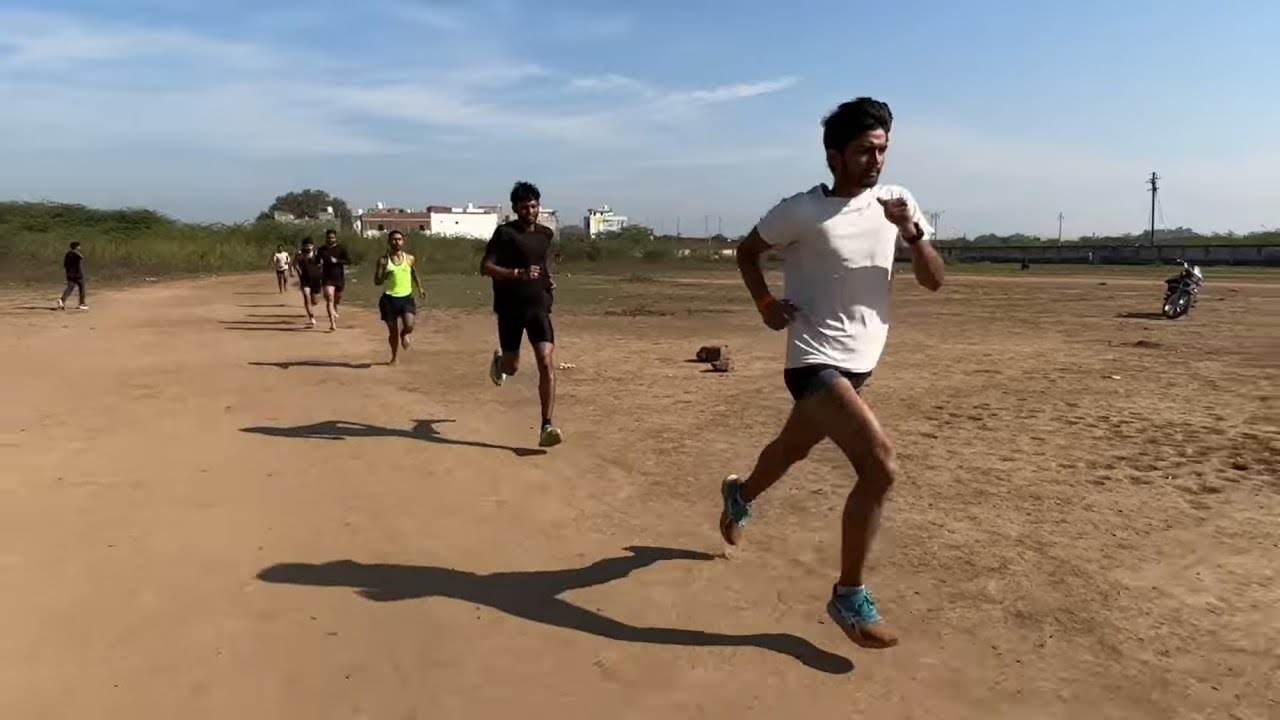 Police Mp 07 trail 800 meters running 