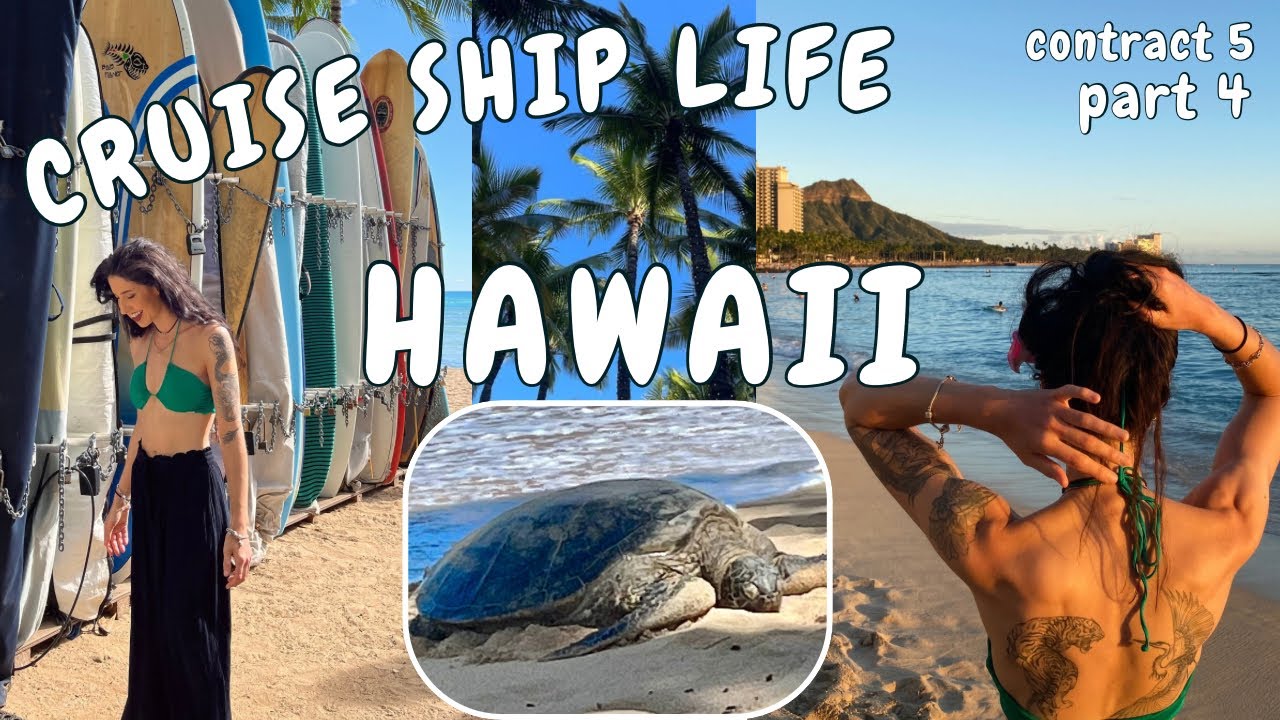 Hawaii Travel 🌺🌞🌊 on a cruise ship 