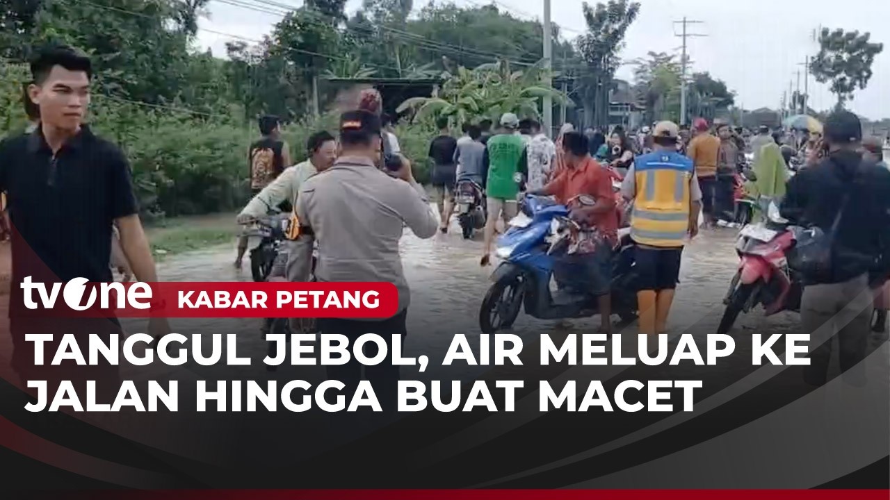 Tanggul Sungai Tuntang Jebol, Jalur Grobogan-Semarang Macet Panjang | Kabar Petang