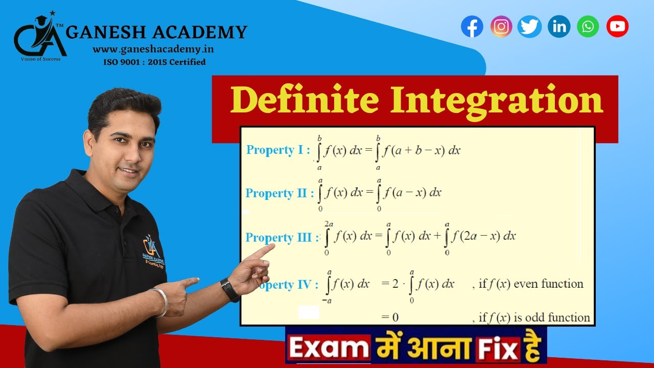 Definite Integration Properties (Proof)